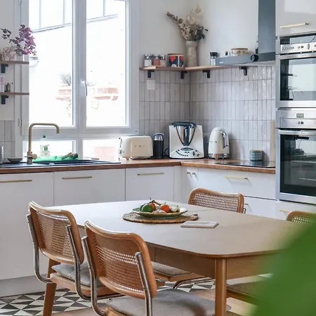 Сasa de vacaciones Superbe Maison Quartier Gare 4 Personnes Angers